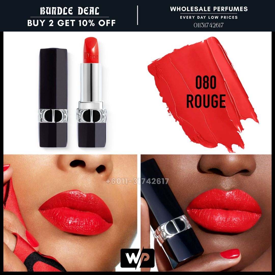 ORIGINAL ROUGE DIOR SATIN 080 Red Smile