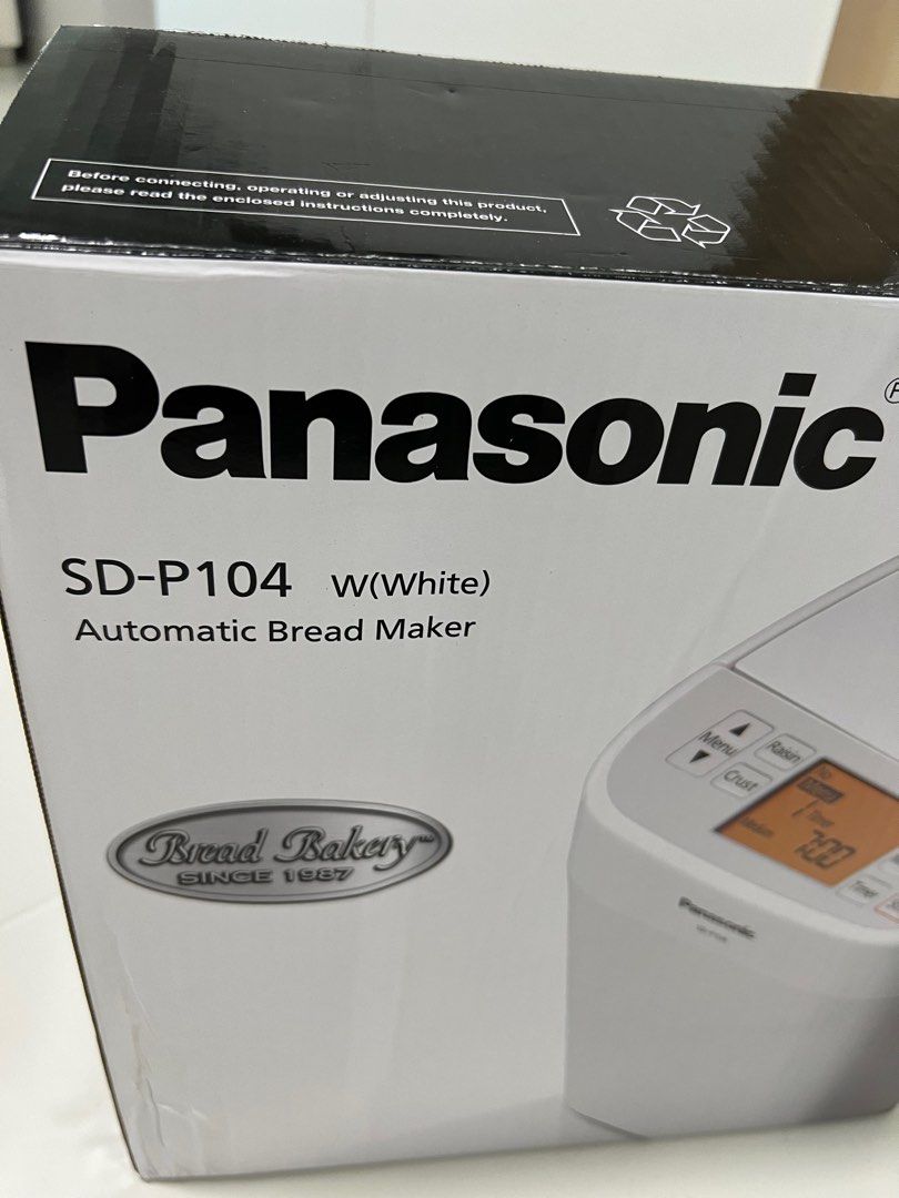 Panasonic bread maker, TV & Home Appliances, Kitchen Appliances