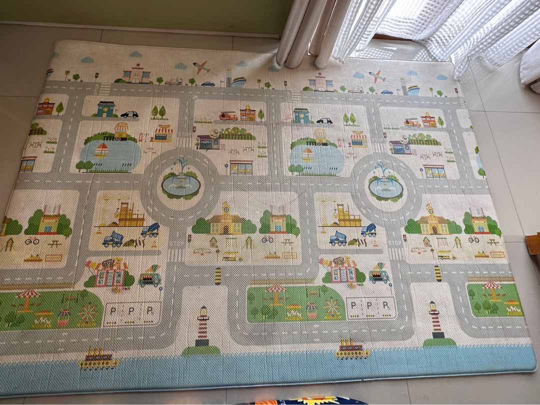 Parklon PVC Roll Playmat Karpet Lantai Korea Matras Bayi 190 x 130 x 1.