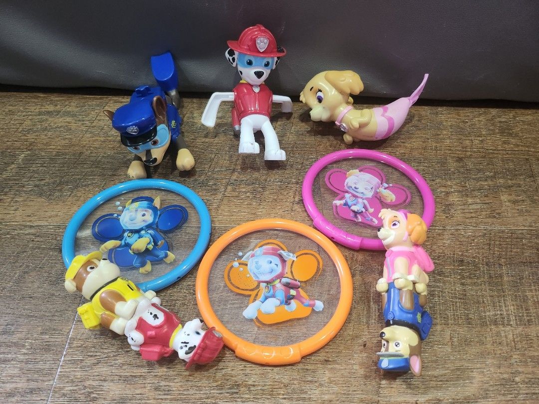 Paw patrol swimming toys clearance