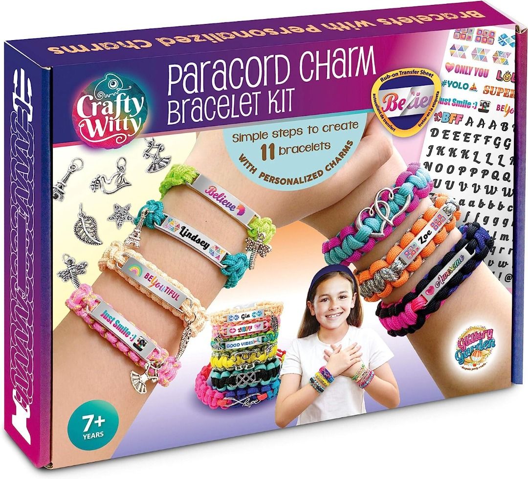 Friendship Bracelet Making Kit Diy Bracelet Making Art And Crafts Toys For  Girls Kids 7-14 Years Old Jewellery Making Kit With Colorful Threads And