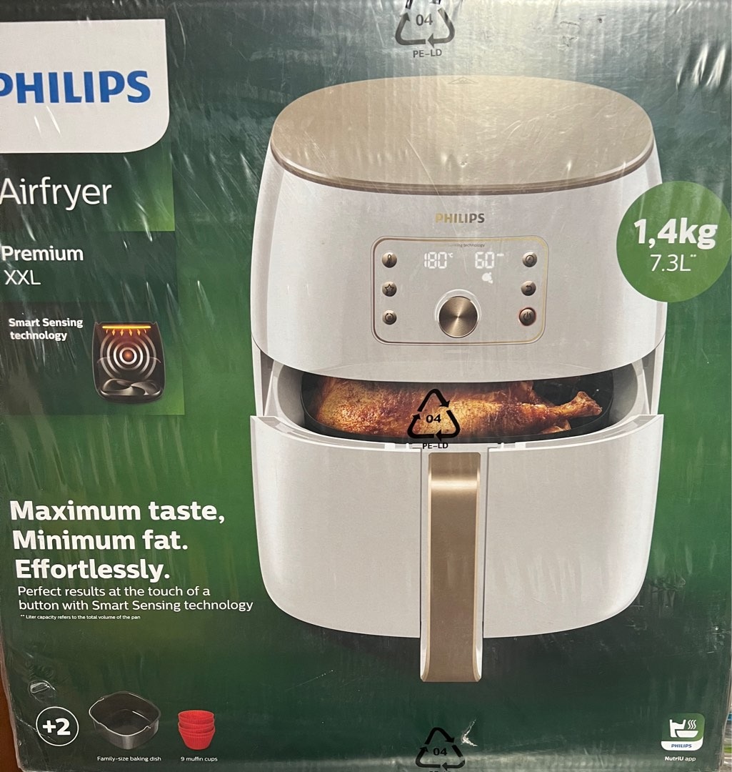 Philips Air Fryer Premium Smart Sensing XXL, TV & Home Appliances