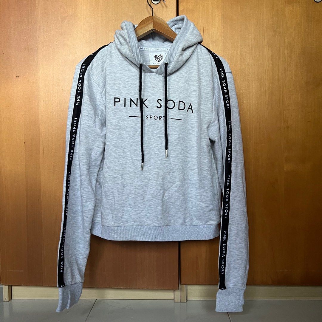 Pink soda coats top