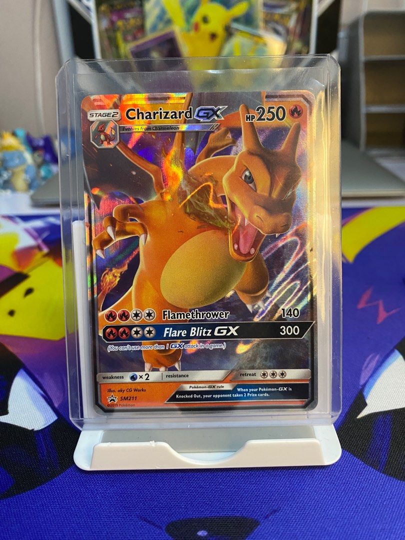 Shiny Charizard GX Pokemon Card 