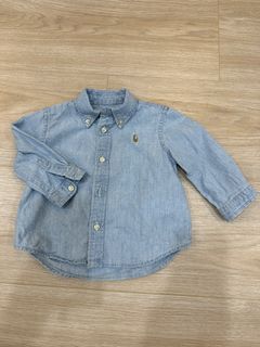 polo ralph lauren 牛仔襯衫 6M