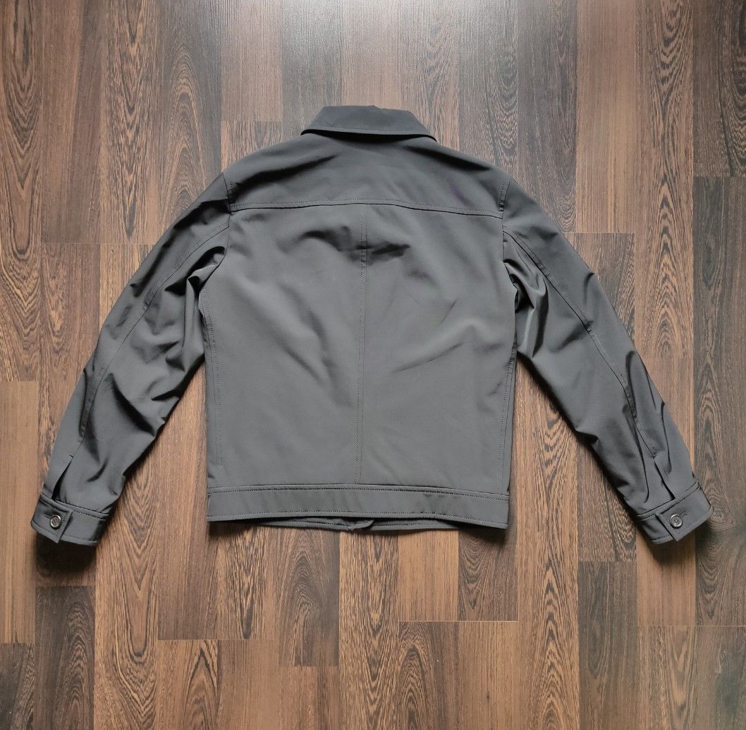 PRADA MILANO Classic Harrington Fleece Jacket, Luxury, Apparel on