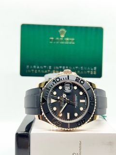 Rolex Yacht-Master 40mm, 126621 TT RG/ST Matte Black Dial - New Set