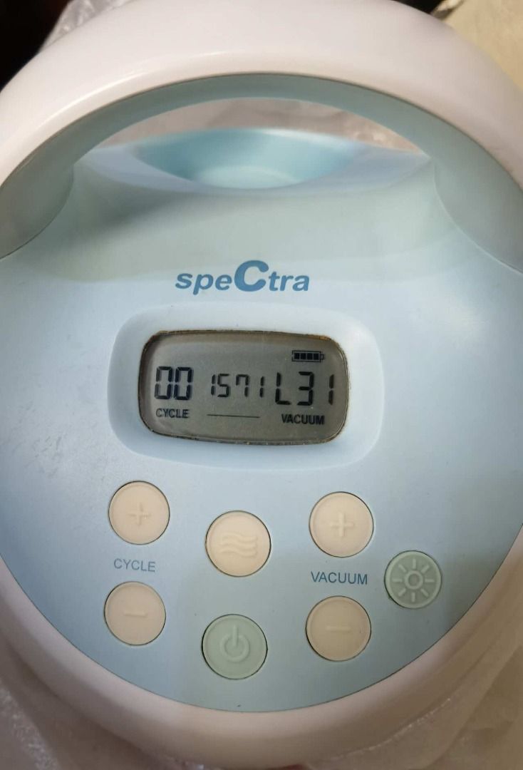 Preloved Spectra S1 Breastpump and Haakaa Set (Category: Breastfeeding & Bottle Feeding) located in Manila. Submitted by busytrader (Listing ID 1266256531, Image 2). Description: Preloved Spectra S1 + Haakaa + Freebies (see picture) These were only used at home. In excellent condition. Features Hospital Grade Rechargeable battery LCD lit screen with timer and nightlight Usage up to 12x a day Letdown/massage mode and expression mode Adjustable spe