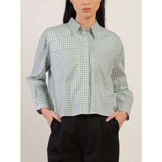 Preloved THENBLANK | Patterned Shirt XS | Acacia
