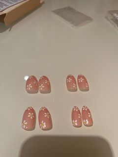 Pink & White Hello Kitty Louis Vuitton Press On Nails - Nail & Bail - Best  Press On Nails