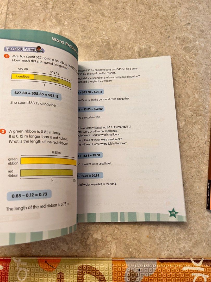 Primary 4 Textbooks Targetting Maths 4A and 4B, Hobbies & Toys, Books ...