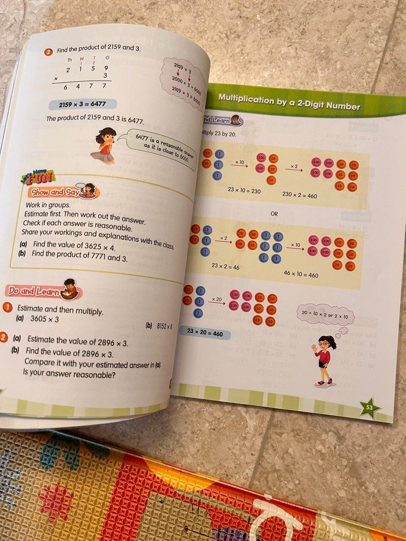 Primary 4 Textbooks Targetting Maths 4A and 4B, Hobbies & Toys, Books ...