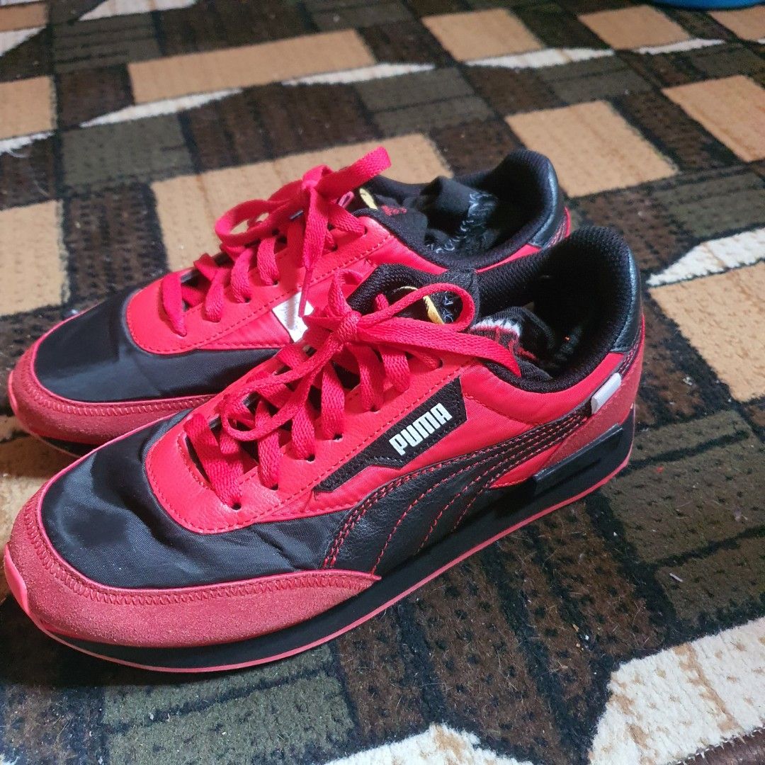 Puma red and blue sneakers store
