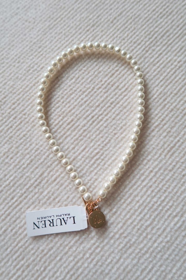 Ralph lauren clearance pearl necklace