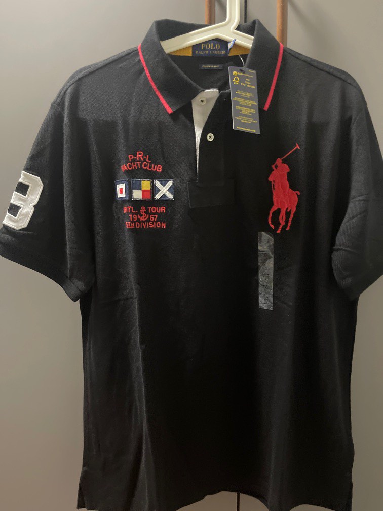 Ralph Lauren Polo Shirt with Red Pony Embroidery, Men's Fashion, Tops & Sets, Tshirts & Polo