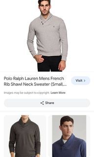 Ralph Lauren rib shawl neck sweater