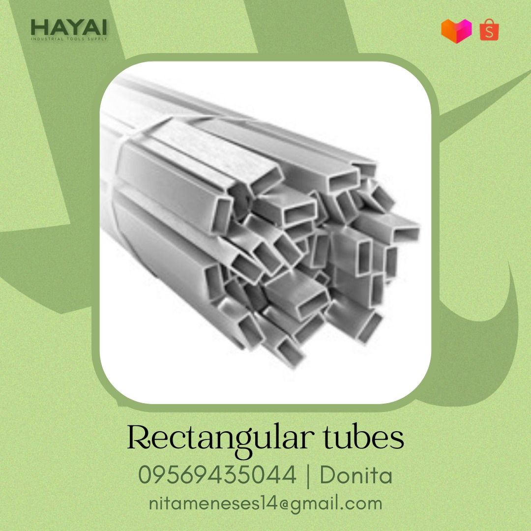 Rectangular tubes, Commercial & Industrial, Industrial Equipment on ...