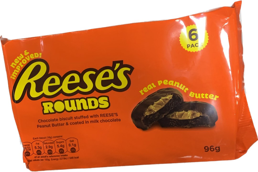 Reese Rounds REESE'S PEANUT BUTTER ROUND COOKIES 96G, Food & Drinks, Other Food ...