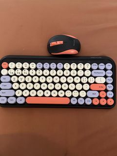 Rexus KM11 Wireless bluetooth keyboard and mouse. Retro design