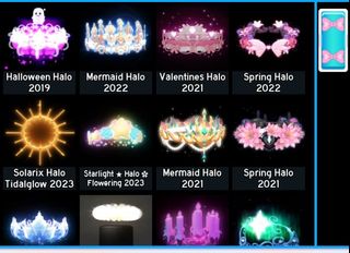 Roblox Royale High Dark Fairy Halo Eveningfall 2023 (Halloween) BRAND NEW!!