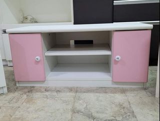 ❗️SALE❗️ Pink and white TV Stand / Console / Rack