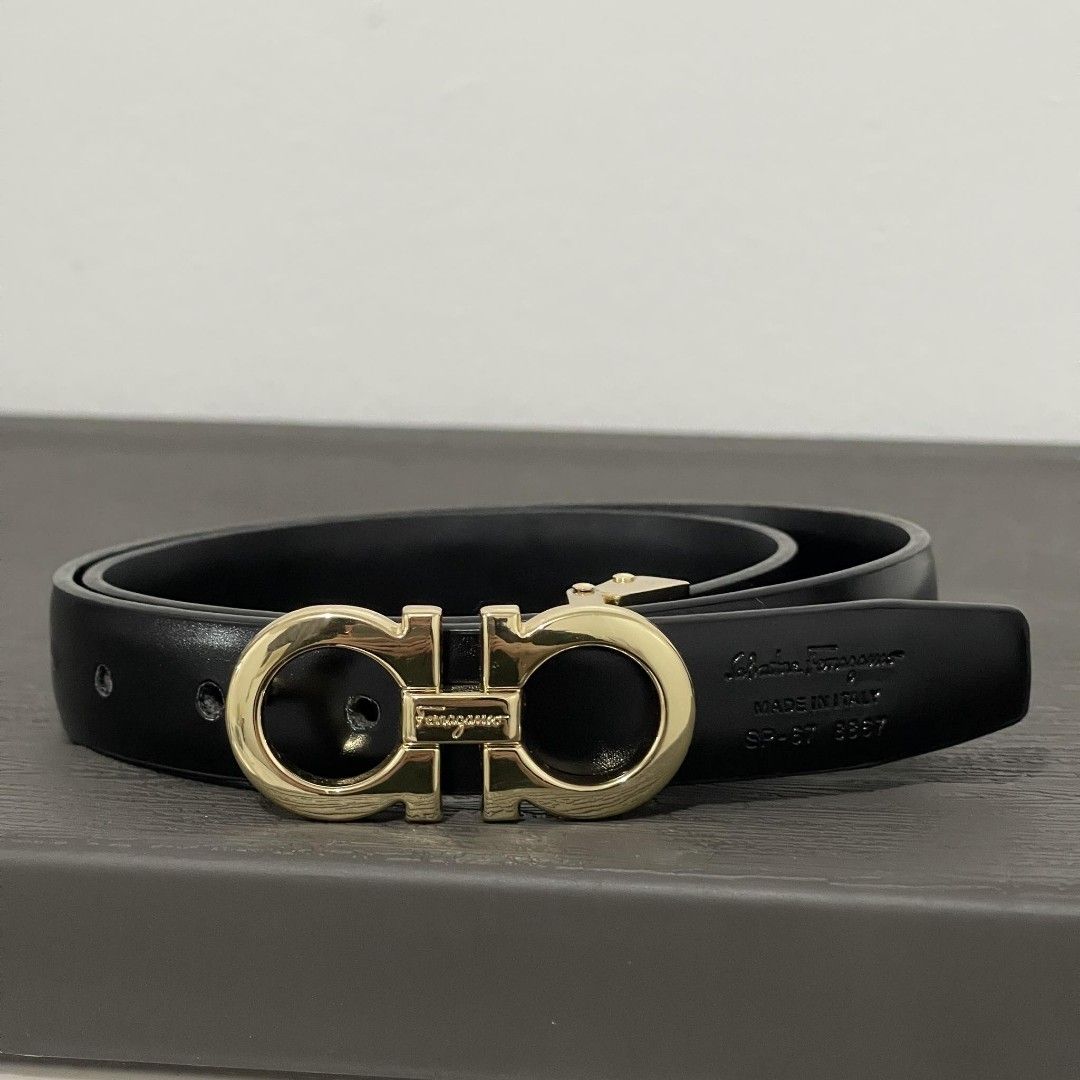 Gold salvatore on sale ferragamo belt