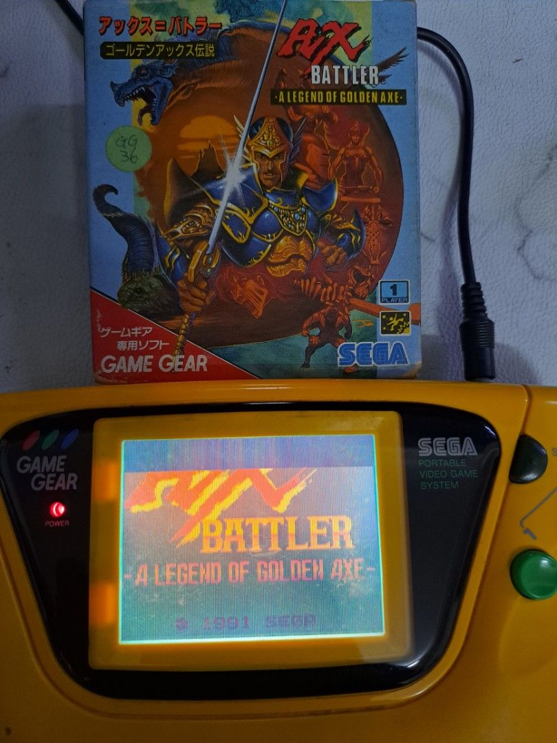 Sega game gear Ax Battler A legend of golden axe , Video Gaming, Video Games, Others on Carousell