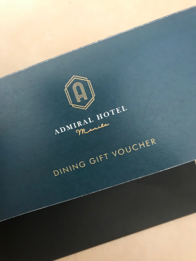Admiral Hotel lunch or dinner buffet vouchers valid until November 2024