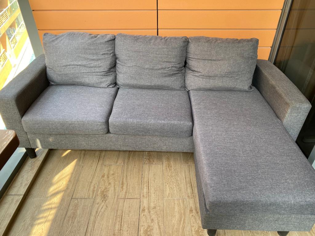 Selling used Lshaped sofa for cheap!, Furniture & Home Living