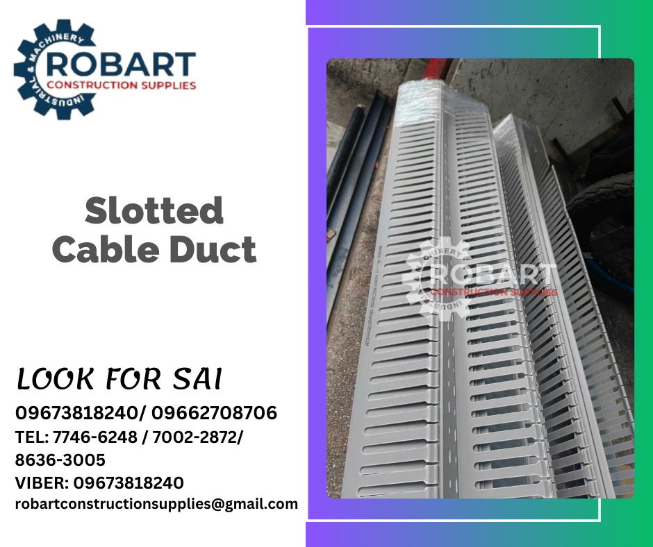 Slotted Cable Duct, Commercial & Industrial, Construction Tools ...