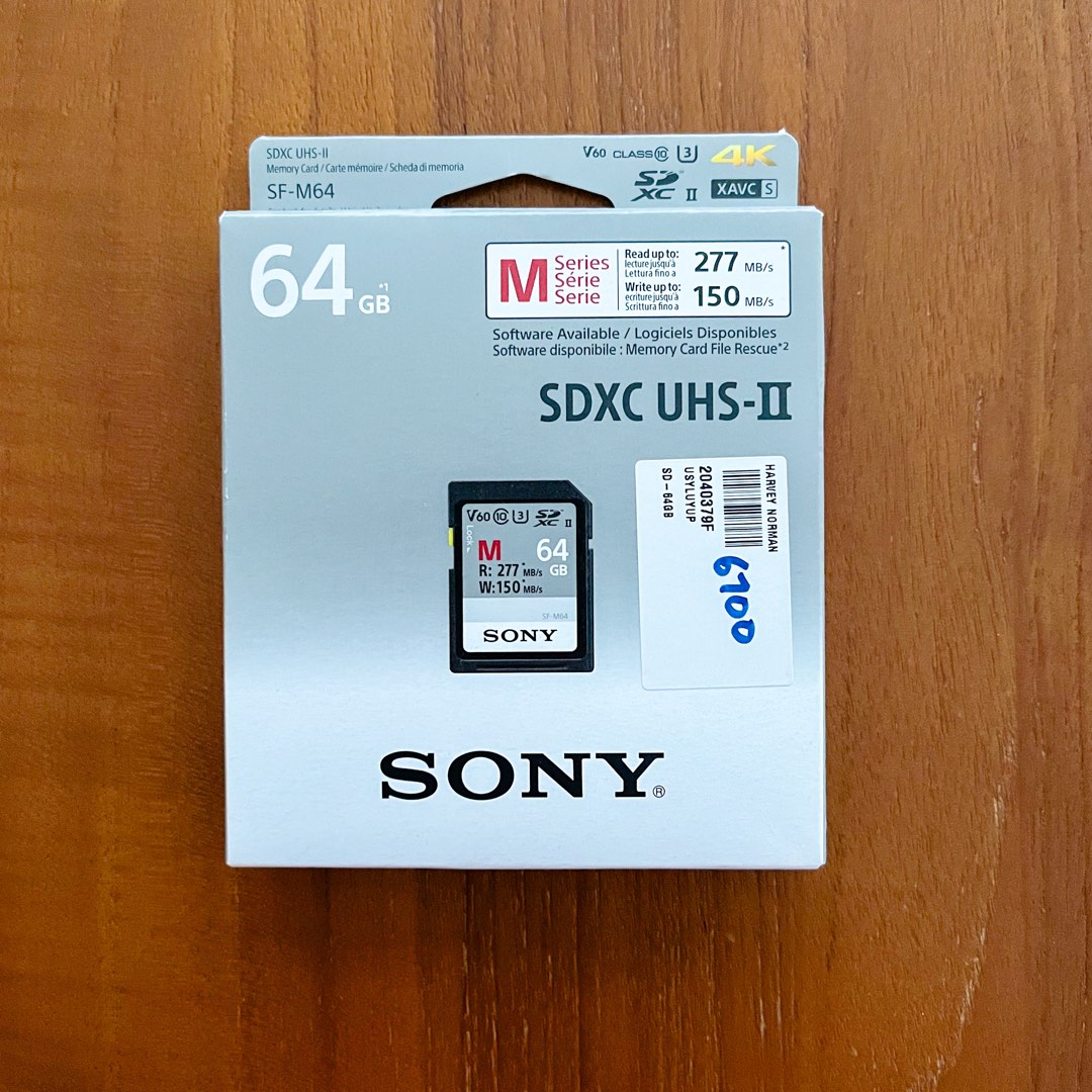 Sony 64GB SDXC UHS II SD Card, Mobile Phones & Gadgets, Mobile