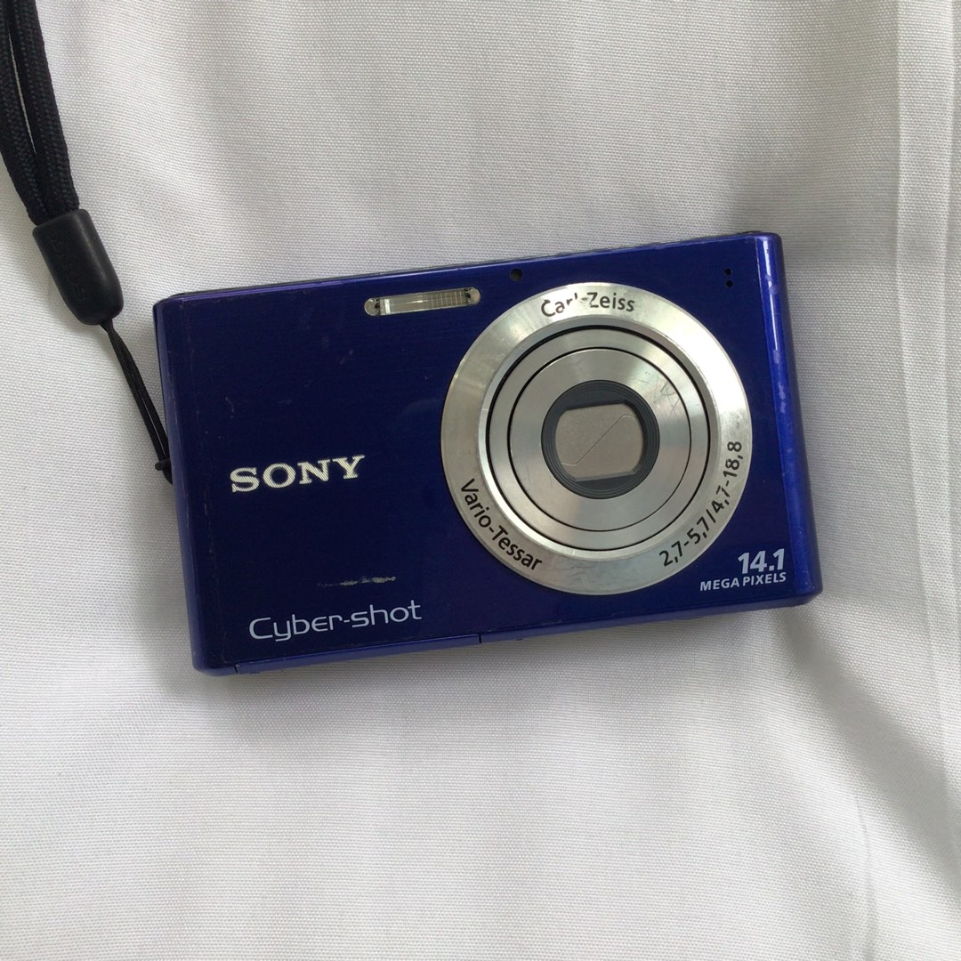 Sony Cybershot DSC W330 Blue Digicam, Photography, Cameras on Carousell