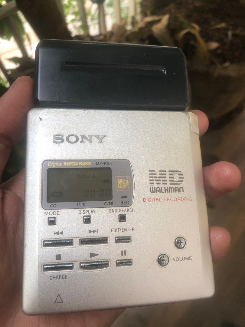 Sony walkman minidisc mz r55 pemutar cd jadul not kaset pita, Barang