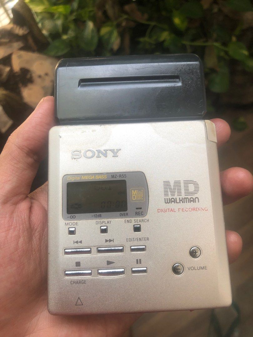 Sony walkman minidisc mz r55 pemutar cd jadul not kaset pita, Barang