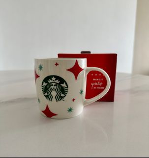 Starbucks 12oz Travel Mug, Holiday 2018 Limited Edition, Red Forest 