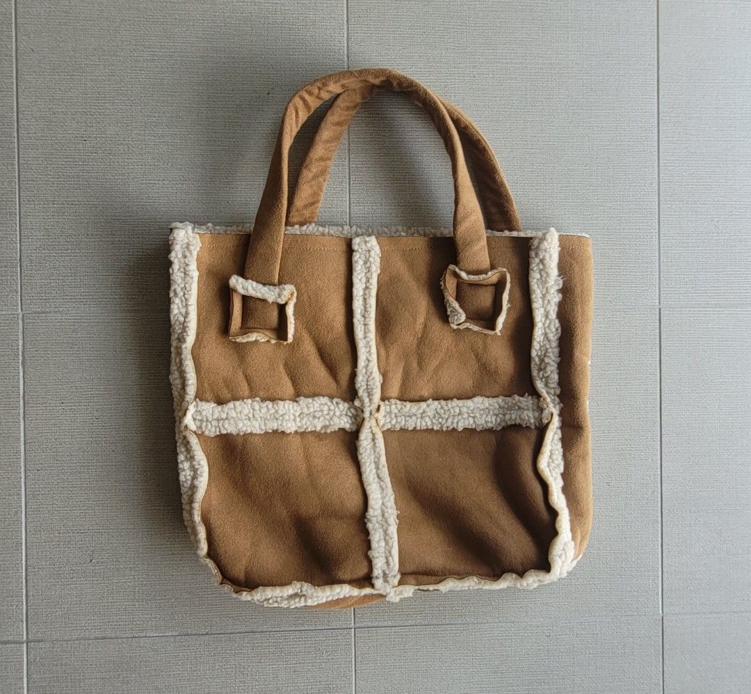 Fur sale tote bag
