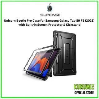 Supcase Unicorn Beetle Pro Case for Samsung Galaxy Tab S9 FE (2023) with Built-in Screen Protector & Kickstand