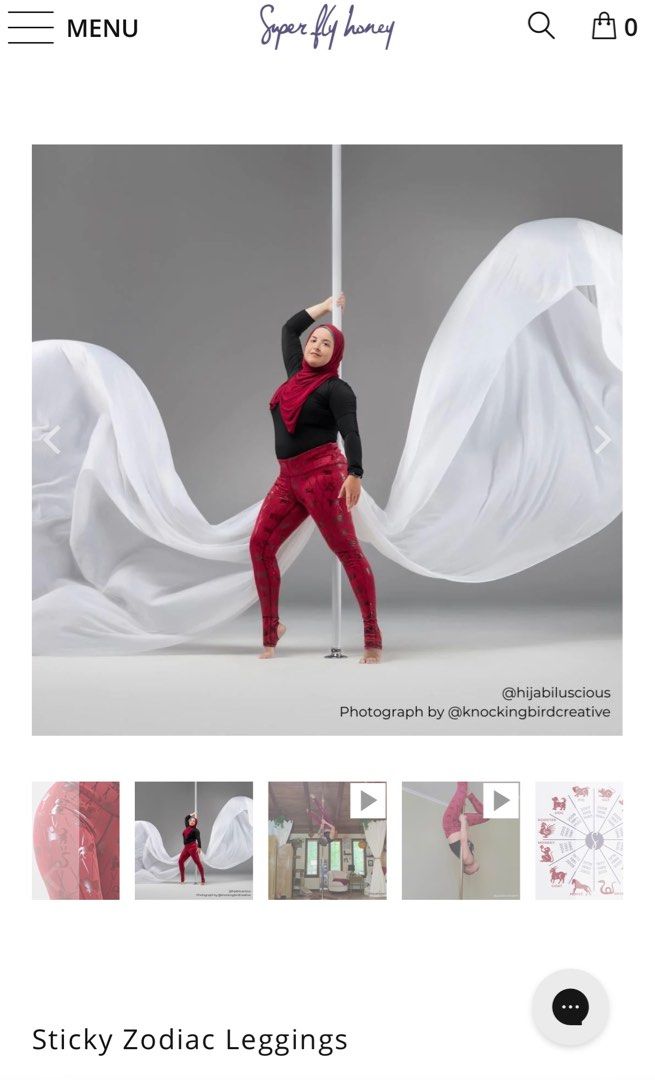 SuperFlyHoney Pole Sticky Grip Zodiac Leggings - Pole Wear in Red, Women's  Fashion, Bottoms, Jeans & Leggings on Carousell