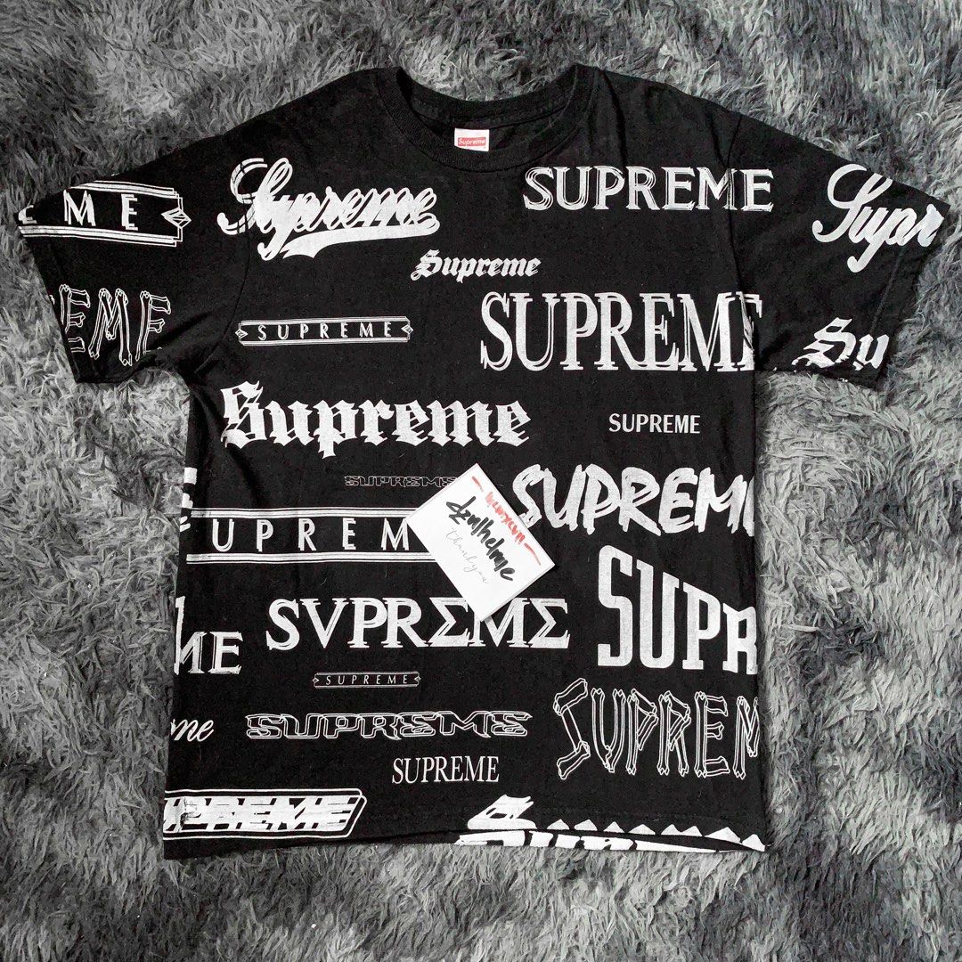 Multi logo tee supreme sales