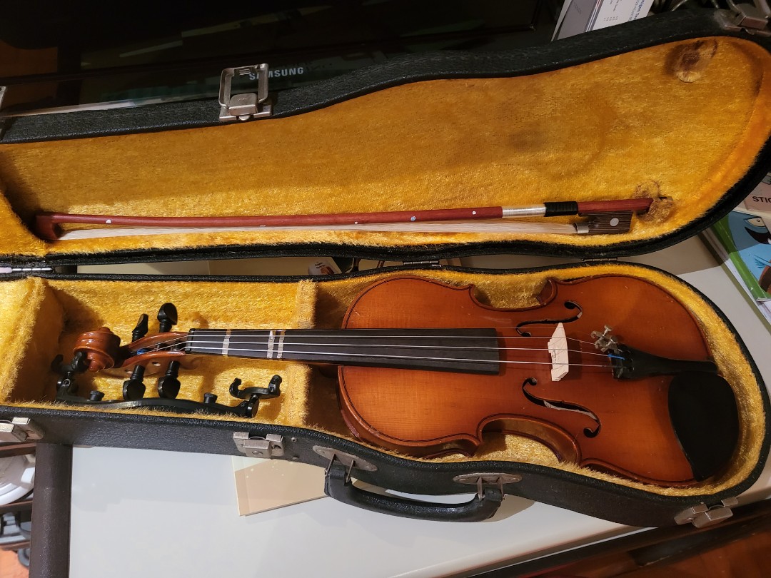 Suzuki violin 1/4 ( Made in Japan, 1977), 興趣及遊戲, 音樂、樂器