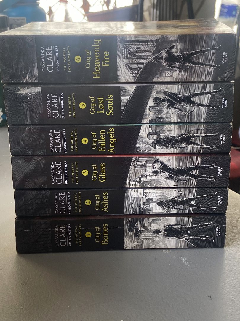 The Mortal Instruments (Category: Storybooks) located in Cebu City. Submitted by riverkat (Listing ID 1266411255, Image 2). Description: The Mortal Instruments Book series RFS: declutter Little to no damages, just light yellowing on the side GCash/Paymaya only No free shipping/delivery 400 each + SF .