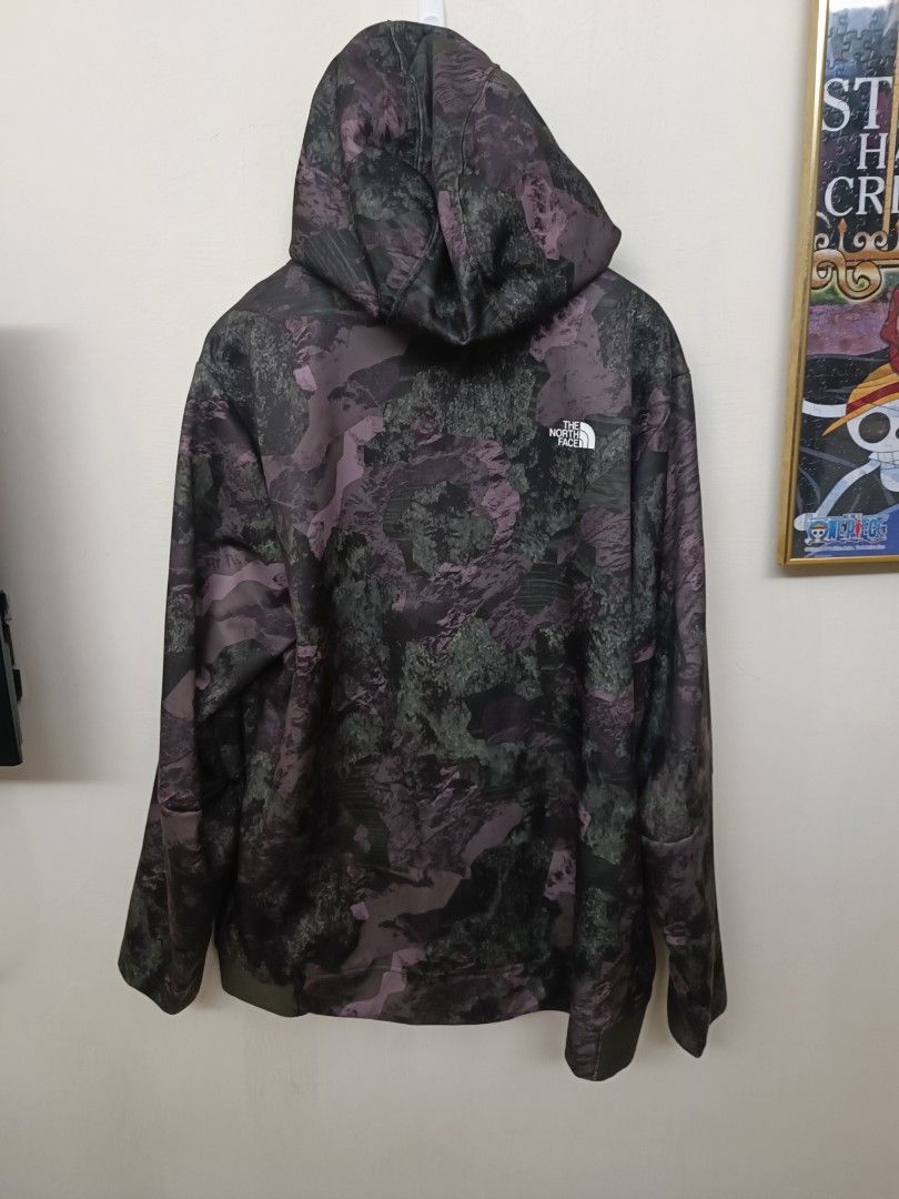 The north face black camo jacket top