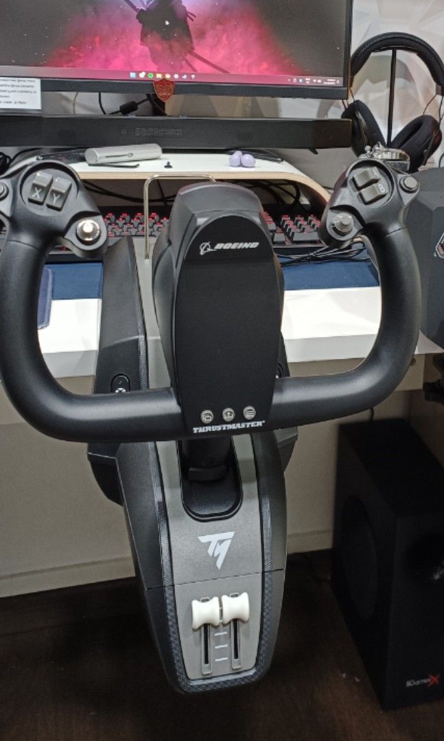 Thrustmaster Boeing Edition Yoke for flight simulator, Video Gaming