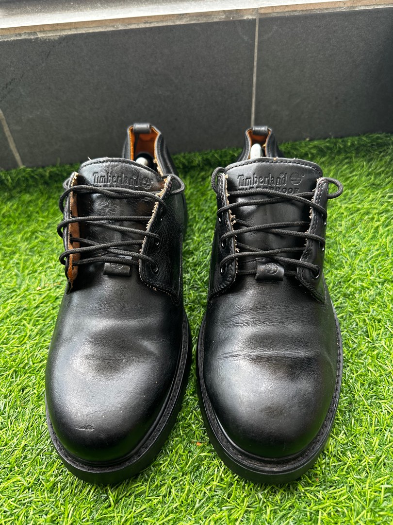 Triple top black timberlands