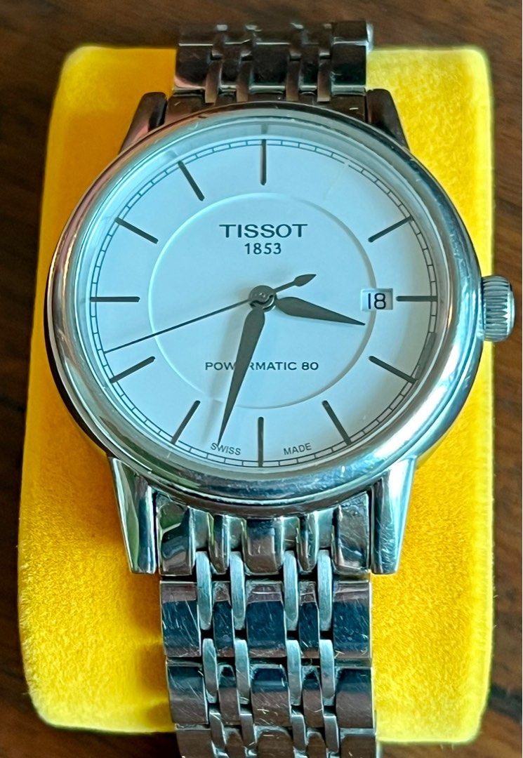 Tissot Powermatic 80 watch, Luxury, Watches on Carousell