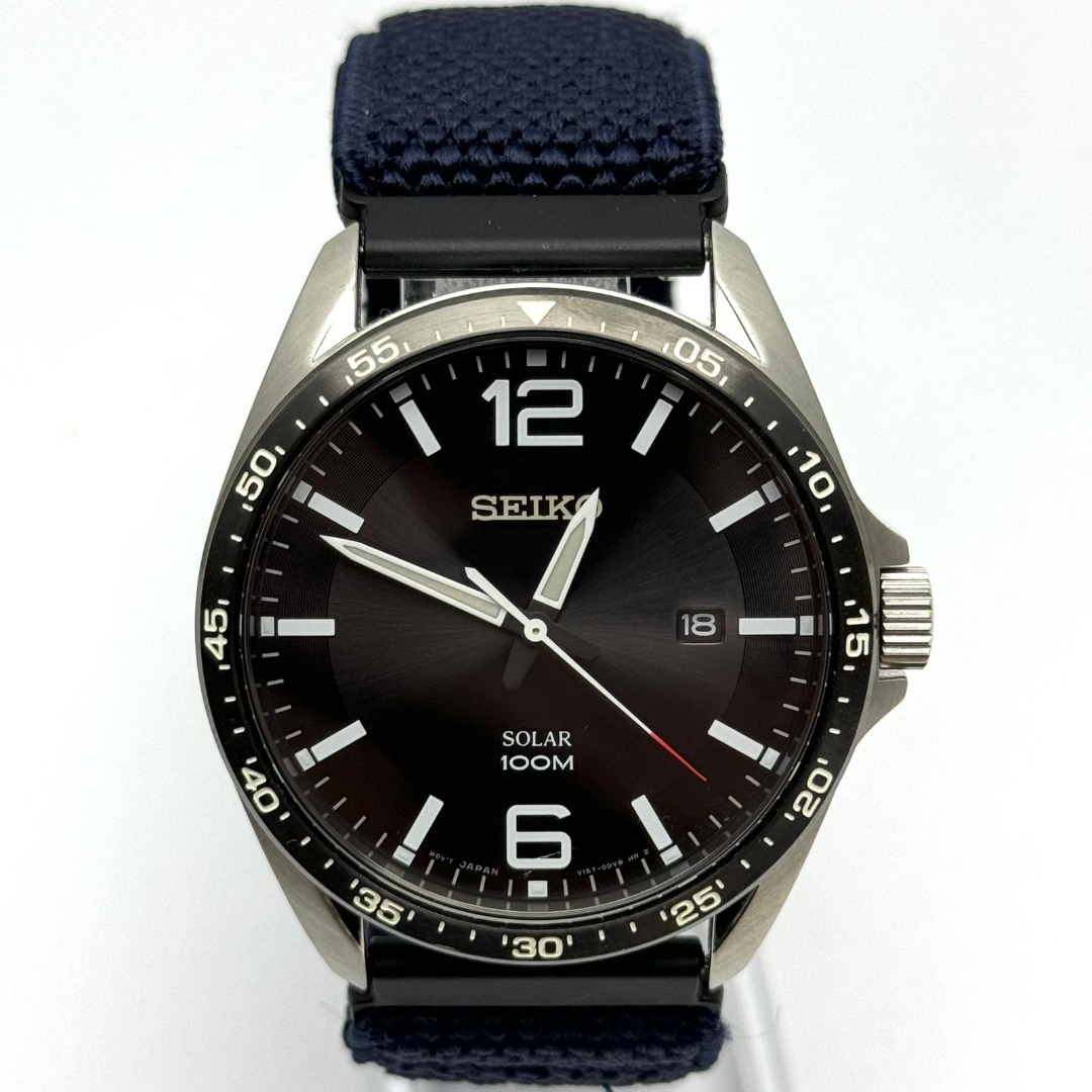 Seiko solar watch v157 online