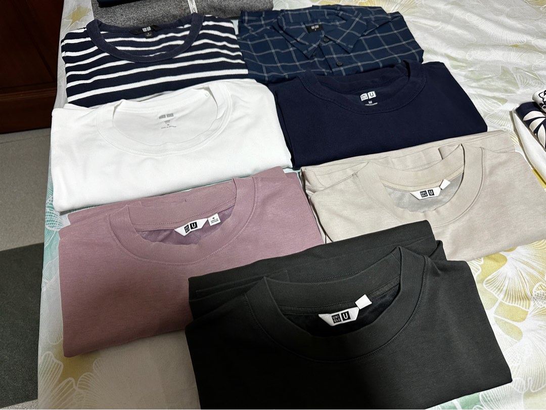 Uniqlo bundle, Men's Fashion, Tops & Sets, Tshirts & Polo Shirts on ...