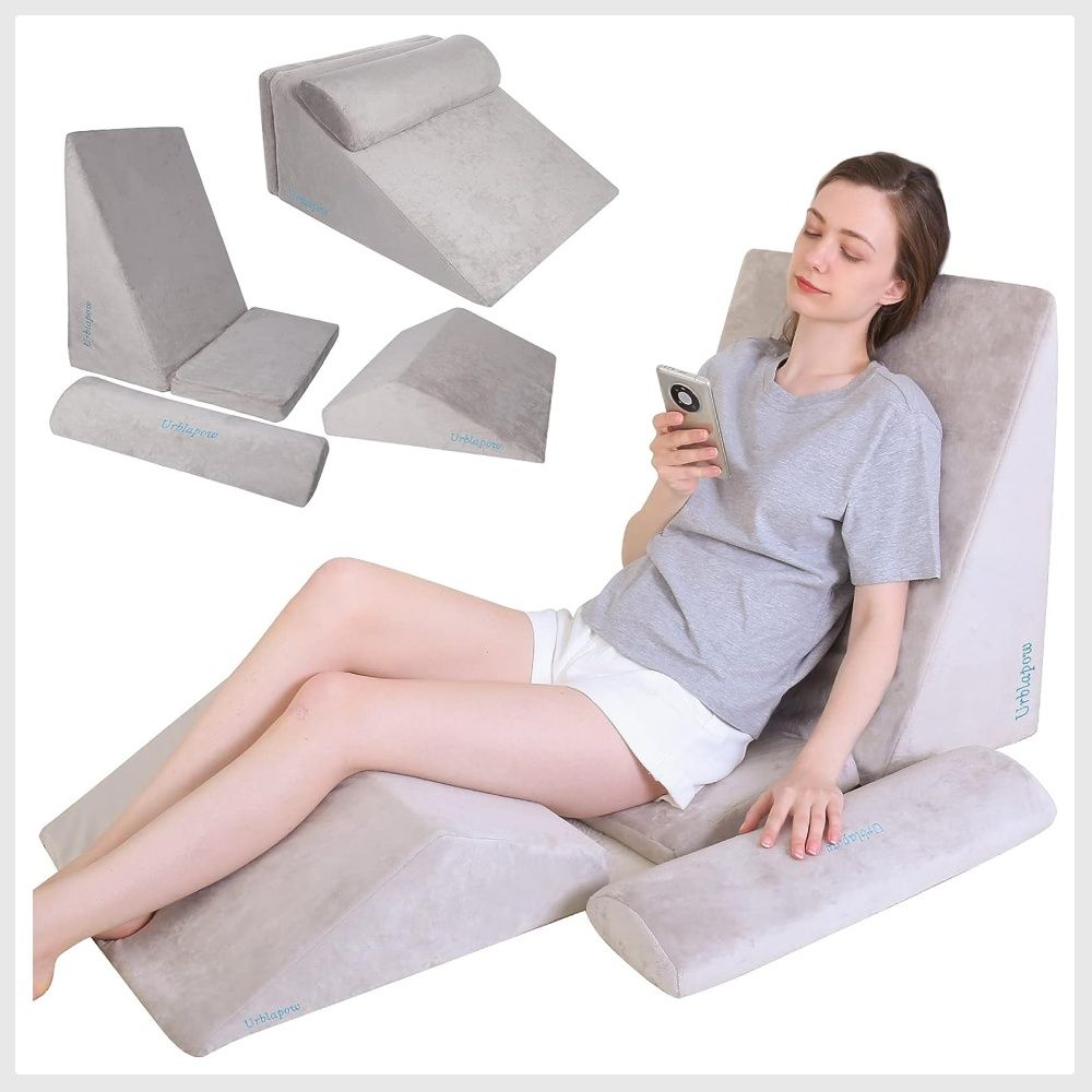 Foam back support wedge store