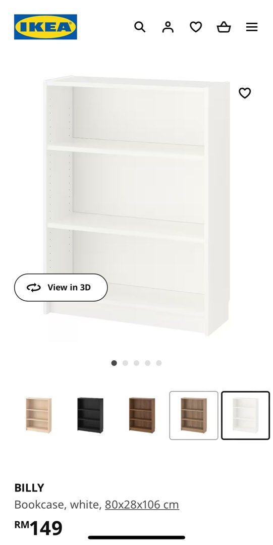 Used store ikea bookcase