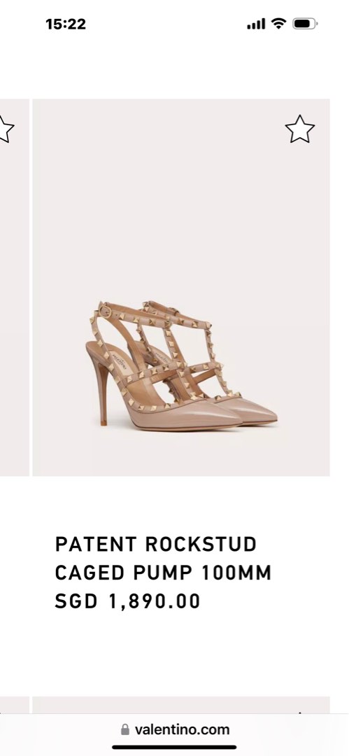 Patent rockstud caged pump 100mm shop